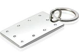40 x Silver Plated Key Rings By ICE London - Design: SOLAR - MADE WITH 