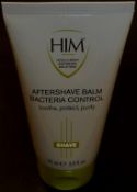 20 x HIM Intelligent Grooming Solutions - 75ml AFTERSHAVE BALM BACTERIA CONTROL - Brand New