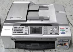 1 x Brother MFC-465CN Compact Network Ready Colour Inkjet Multifunction Printer with Fax - Taken