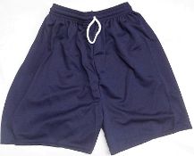 40 x Pairs Of Navy Blue Shorts - British Made - Sizes: 30 - 38 UK - New & Bagged - CL155 - Ref: