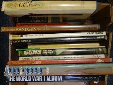 A parcel of military-themed books