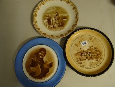 Three Bruce Bairnsfather Old Bill plates