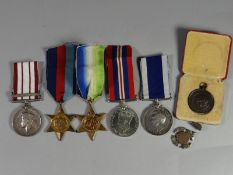 WWII Group of 5 medals to G.W. Ward, S.P.O. H.M.S. Pembroke, R.N. consisting of Naval General