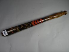 A Cardiff Police truncheon marked 'PC 778'
