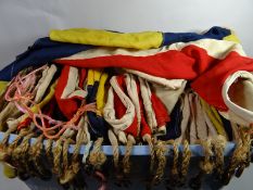 A large quantity of early twentieth century maritime signalling flags