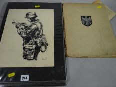A German Third Reich publication dated 1941 entitled 'Manner Und Waffen des Deutchen Heeres'