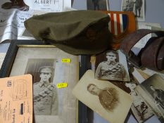 A parcel of military ephemera and personal effects relating to Gus Taylor M.M. & Bar, to include