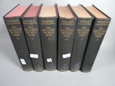 Volumes I to VI of Winston Churchill's 'the Second World War' published by Cassell & Co. Ltd.