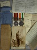 A Q.S.A. and K.S.A. pair of Boer War medals to 4743 Pte. J. Warner, 2. Rl. Berks. Regt. together