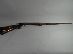 A vintage BSA Lincoln Jeffries-style air rifle with underlever action and trademark logo