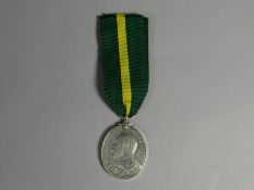 A Territorial Force Efficiency Medal to 825 Lance Corporal S. Ward, Montgomeryshire Yeomanry,
