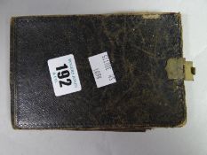 A rare Pembrokeshire Constabulary pocket Police Book with many entries, marked 'P.C. Bassett no.63