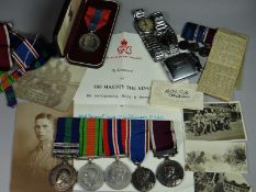 WWII group of 5 medals consisting of General Service Medal George V with Iraq and Malaya clasps to