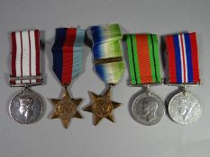 WWII group of five to S.A. Murdoch, Tel., R.N. consisting of Naval General Service with Minesweeping