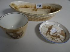 Various Bruce Bairnsfather Old Bill condiment dishes etc.