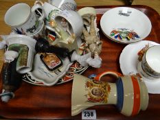 A parcel of commemorative and coronation china