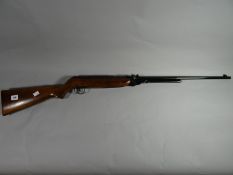 A Webley Mk III air rifle .177 calibre with polished stock with Webley stud and barrel marked '
