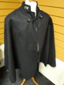 A Camarthenshire & Cardiganshire Constabulary cape marked '92c' to both collars