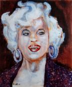 KAREL LEK artists proof - head and shoulders of Marilyn Monroe, signed and dated '05, 13.5 x 11