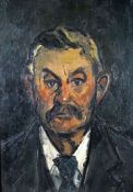 SIR KYFFIN WILLIAMS RA oil on canvas - a fine early portrait (1945) of Elis Evans, a carpenter at