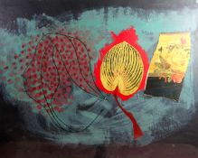 CERI RICHARDS artists proof - abstract roses, signed and dated '67, 22 x 26 ins (56 x 66 cms)