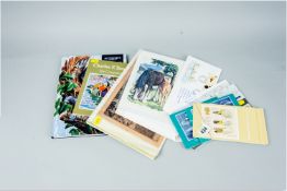 A hardbook copy colour catalogue for the sale of C F Tunnicliffe's work from the Royal Society for