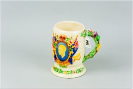 A Crown Devon Fieldings commemorative musical tankard showing Edward VIII's Coronation and