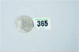 A William III 1696 silver half crown, Bristol mint