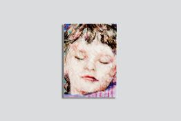 LIAM MARC O'CONNOR oil/acrylic on canvas - face of a young girl, signed and dated canvas verso 2007,