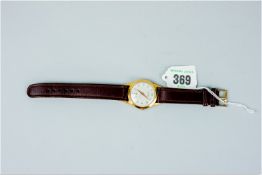 A gent's yellow metal and stainless steel circular dial Services Winner wristwatch with sweep