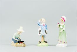 A Royal Doulton china figurine 'Little Boy Blue' HN2062, a Royal Doulton china figurine 'Ruth'