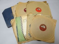 Quanity of old gramophone records (list on request)