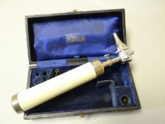 A cased otoscope