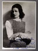 Margaret Johnston (1914-2002) Actress, signed photo inscribed 'With Best Wishes and Apologies for