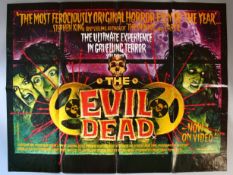 Sam Raimi's 'The Evil Dead' (X cert.) (1983) Original British Quad (30 x 40 inch) film poster with