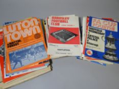300 club football programmes 1960s to 1980s
