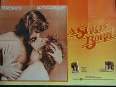 A collection of Eleven British Quad film posters including 'A Star is Born' (photo), Sergeant