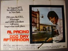 'Dog Day Afternoon' British Quad starring Al Pacino 'X' certificate Quad printed by W.E. Berry of