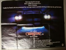 Three British Horror Quads 'Christine' Directed by John Carpenter A condition, 'The Fly' B condition