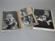 A portfolio of Dame Judi Dench RSC theatrical photos, many of which are signed