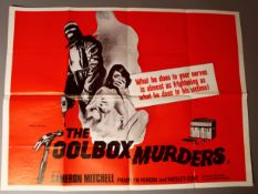 'The Toolbox Murders' 'X' certificate British Quad A condition