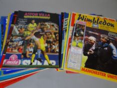128 club football programmes 1960s to 1980s