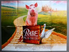 Collection of ten British Quad film posters including 