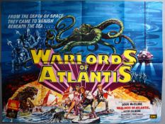 Sci-fi collection of twelve UK Quad film posters to include 