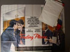 Ten British Quads including 'Trading Places' B condition with paper loss at top border, 'Raw', A