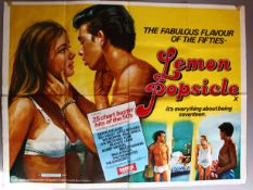 Six British Quad film posters including 