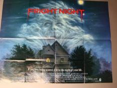 'Fright Night' British Quad A condition Printed by Lonsdale & Bartholomew A condition