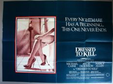 Ten British Quad film posters including 