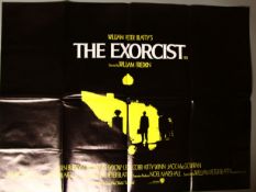 Three British Quads 'The Exorcist' 18 certificate A condition, ' Exorcist 11 The Heretic' C