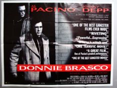 Ten British Quad film posters including 